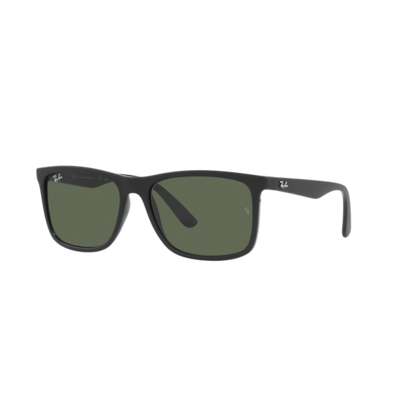Óculos de Sol Masculino RayBan RB4373L Preto Brilho e Verde