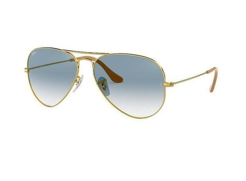 ÓCULOS DE SOL RAY BAN RB3025L 001/3F AVIATOR LARGE METAL