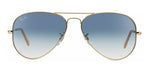 ÓCULOS DE SOL RAY BAN RB3025L 001/3F AVIATOR LARGE METAL